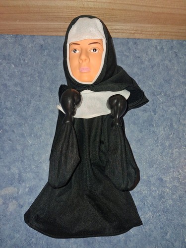 Punching boxing nun puppet - nun,