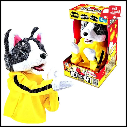 Interactive boxing dog - boxing,